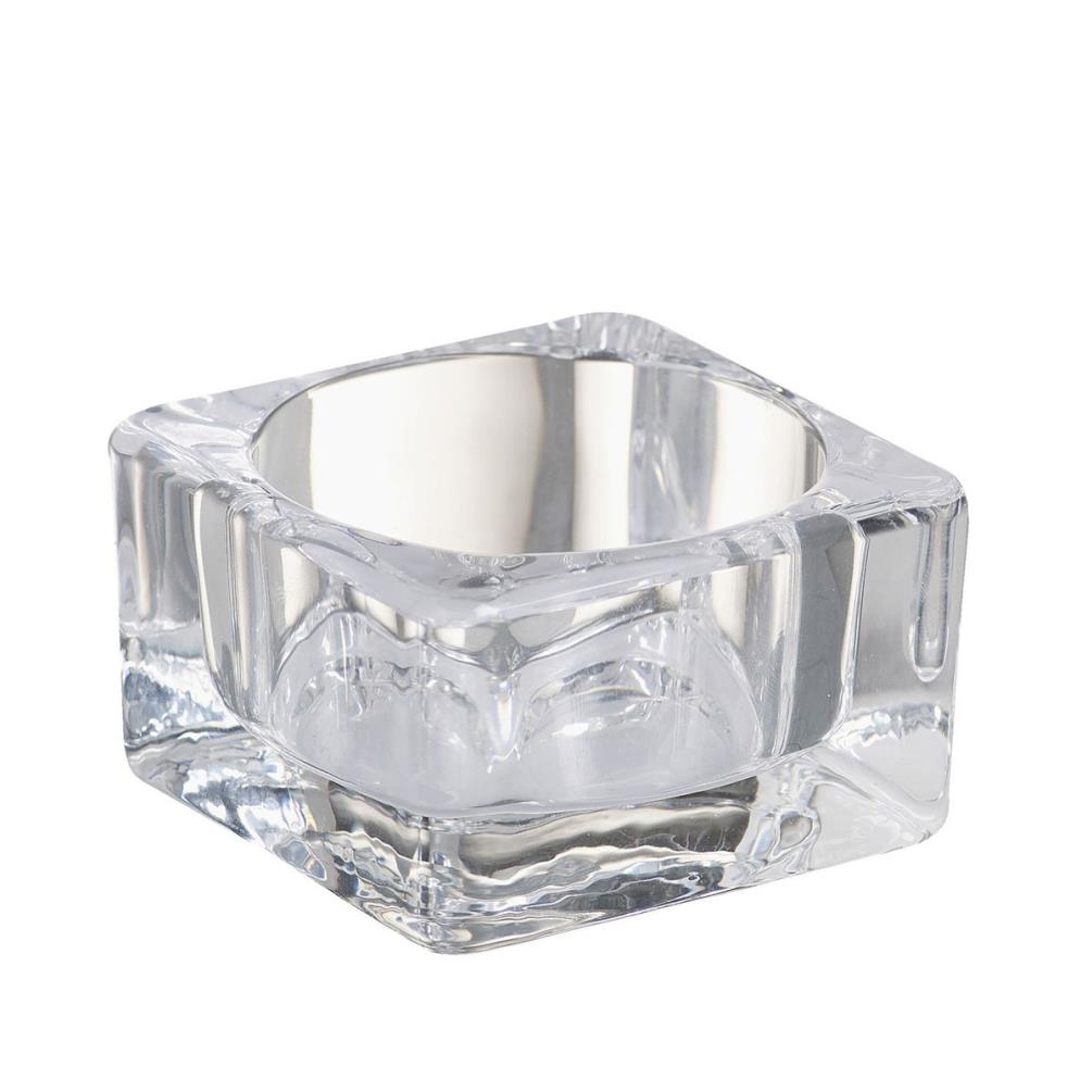 Bolsius Square Glass Maxlight Holder £6.59